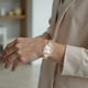 thumbnail image 4 of Reloj de acero inoxidable para mujer, reloj de cuarzo resistente al agua, reloj de pulsera de moda para mujer, reloj de vestir elegante, reloj deportivo digital de regalo., 4 of 5
