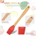 thumbnail image 3 of Kitchen supplies, Silicone Spatula, Rubber Spatula Seamless Heat Resistant Non-Stick Scrapers Baking Tool, 3 of 6