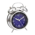 thumbnail image 3 of Reloj despertador analógico, reloj de escritorio, números arábigos fáciles de leer, esfera luminosa silenciosa que no hace tictac para personas que Azul, 3 of 8