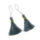 thumbnail image 2 of 2 Unids Poliéster Seda TASSEL Cortina Cortinas Decoración Bolsa Cadena Clave Borla Colgante Verde Soledad Colgante de la borla, 2 of 7
