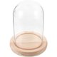thumbnail image 1 of WORGEOUS Clear Eternal Flower Glass Dome Cloche 1 Set Preserved Rose for Valentine's Day, 1 of 1
