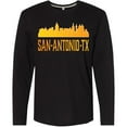 thumbnail image 3 of Inktastic San Antonio Skyline Texas Long Sleeve T-Shirt, 3 of 5