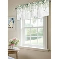 thumbnail image 6 of Valances for Windows Farmhouse Rod Pocket Cafe Window Treatments Valance Curtains for Kitchen Bathroom Laundry Basement Windows 54"x18", 6 of 9