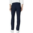thumbnail image 2 of IZOD Men's Saltwater Stretch Flat Front Straight Fit Chino, Cadet Navy, 31W x 34L, 2 of 2