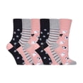 thumbnail image 1 of Gentle Grip - 6 Pairs Ladies Gentle Grip Non Elastic Crew Socks, 1 of 2
