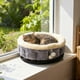thumbnail image 5 of Cama Relajante Para Perros Y Gatos, Clida, Cmoda Y Redonda, Suave, Con Colchn De Piel Sinttica Esponjosa, Para Mascotas Pequeas, Medianas Y Grandes, Para Un Descanso Reparador, Para, UKHBMC, 5 of 9