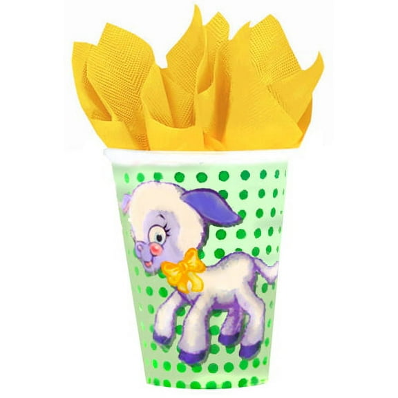 Baby Shower 'Buddies and Blocks' 9oz Paper Cups (8ct)