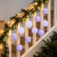thumbnail image 2 of 16-Piece Purple Christmas Ball Ornaments, Shatterproof Plastic Christmas Tree Decorations for Tree, Wreath, Window, Mantel and Holiday Hanging Decor, 2 of 10