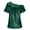 A-Green182, variant on Womens Sparkly Short Sleeve T Shirts Slash Neck Casual Solid Color Glitter Sequins Tee Going Out Clothes Trendy Tops