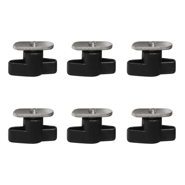 Almencla 6Pcs Heavy Duty Screws with Nuts for Kayak Track/ ing System Marine