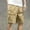 #Khaki, variant on DPTALR George Men's Pull on Cargo Shorts Full Elastic Waist Casual Shorts with Multi Pockets #Black Big and Tall Men XXXXL