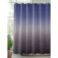 thumbnail image 2 of Shower Curtains Purple and Gray Ombre Bath Curtain Gradient Gradual Color Waterproof Bathroom Shower Curtain Set with Hooks Decoration 72 x 84 Inches, 2 of 7