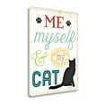 thumbnail image 2 of Tangletown Fine Art Me Myself & My Cat - Color by Jennifer Pugh Poster Frame - 28 x 22 x 1.5 in., 2 of 2