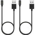 thumbnail image 1 of 2 Packs USB Cable Charger Compatible with Xiaomi Mi Smart Band 9 / Band 8 / Band 8 Pro/Redmi Watch 3 Active Cable - Charging Chord for Smart Watch - Black, 1 of 6