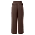 thumbnail image 7 of SIYUDAN Women Pants Woman Pants Casual Brick RedAdult Trousers For Women Womens Lounge Pants Wide Leg Womens Pants Women'S Fall Pants, 7 of 7