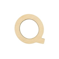 Essentials By Leisure Arts Arts Wood Letter 1.75" Birch Q
