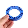 thumbnail image 3 of Luxshiny Steering Wheels Adapter Aluminum Alloy Blue Vehicle Modification 1Pack, 3 of 8