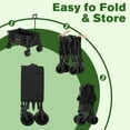 thumbnail image 3 of Ruedas TOMSHOO Carro Plegable Plegable/Carro Portátil De Gran Capacidad Para Acampar/Carro Plegable Todo Terreno/Carro Utilitario Resistente Para Comestibles Jardinería En La, 3 of 6