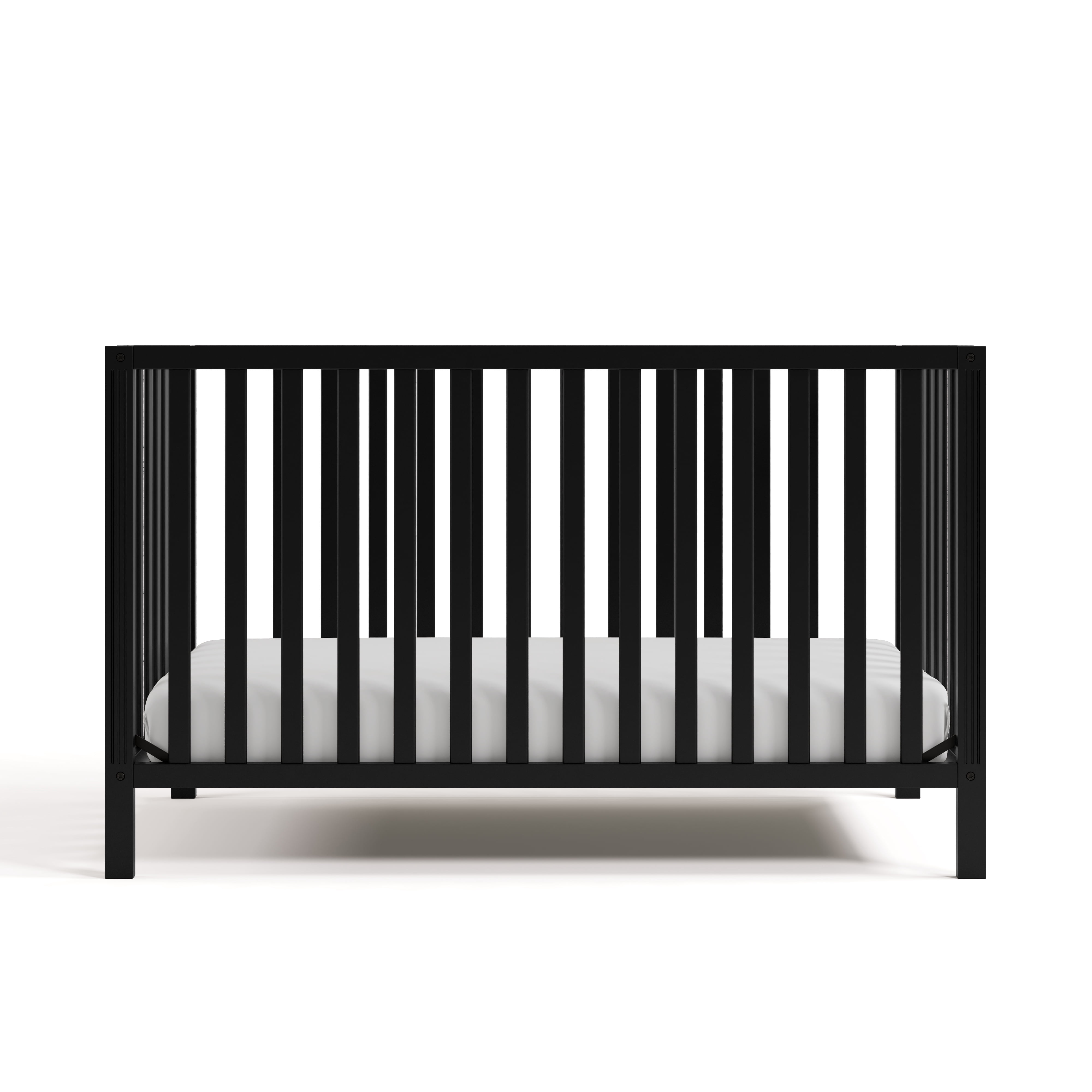 Storkcraft Morningside 5-in-1 Convertible Baby Crib, Black