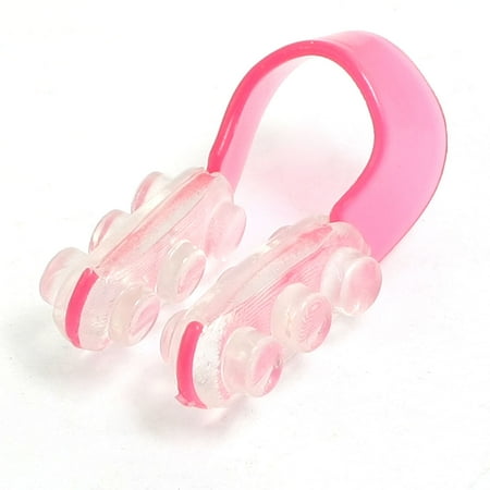 Plastic Portable Painless Nose Up Shaping Clip Clipper Beauty Tools Fuchsia Clear