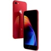 Pre-Owned Apple iPhone 8 64GB Unlocked GSM 4G LTE Phone - Red + LiquidNano Screen Protector (Refurbished: Fair)