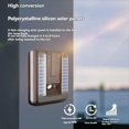 thumbnail image 2 of Lámpara de Pared Solar LED Plegable para Jardín, para Exteriores, Impermeable, con Sensor de Movimiento, para Decoración de Ambientes de Jardín., 2 of 5