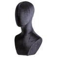 thumbnail image 2 of Mannequin Cabeza Porta Peluca Expositor Sombrero Soporte Accesorios Belleza Flannel Espuma con Diseño Portátil Adecuado para Salón Tienda Barbershop C Estilo C, 2 of 10