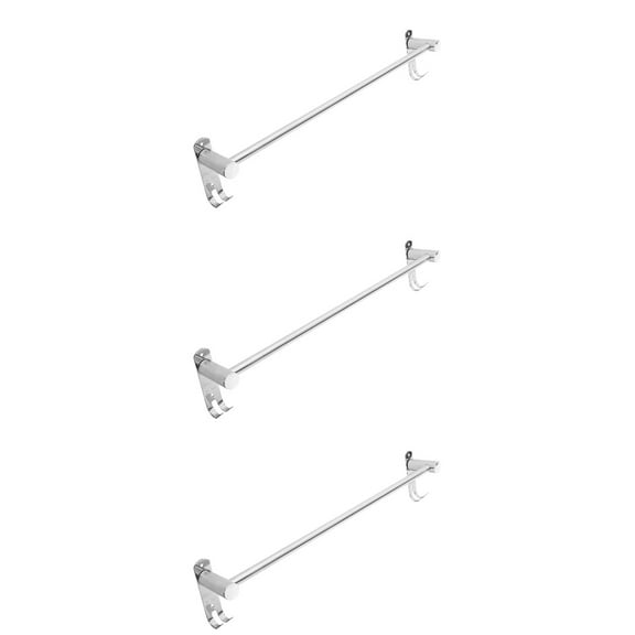 3pcs Towel Rail Towel Rack Towel Organizer Wall Towel Hanging Bar Bathroom Towel Hanging Rack