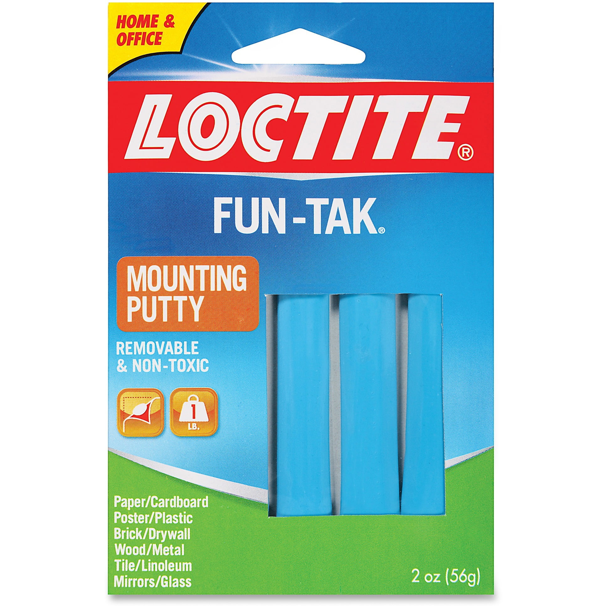 Loctite, LOC1270884, Fun Tak Mounting Putty, 1 Each, Blue