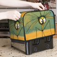 thumbnail image 7 of Kdxio Quirky Cartoon 123 Print Toaster Cover Bread Machine Cover Fits for Most Standard 2 Slice Toasters,Keep Toaster Free From Dust And Fingerprint Oven Dustproof Cover, 7 of 7