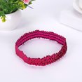 thumbnail image 2 of Miqool Sequin Headbands for Women and Teens Girls, Elastic Stretch Sparkly Glitter Headband Sports Hairband Headpieces Hair Accessory for Nightclub Rave Party Favors, 2 of 3