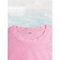 thumbnail image 3 of T-Shirt Graphique "Premier Jour d'École" pour Filles - T-Shirt Décontracté à Col Rond avec Crayons, Règles et Étoiles, Haut d'Été à Manches Courtes pour Jeu Extérieur et Usage Quotidien, Vêtements d'École, Ajustement Confortable, 3 of 7