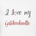 thumbnail image 3 of CafePress - I Love My Goldendoodle Women's Light Pajamas - Women's Short Sleeve Print T-Shirt and Pants Light Cotton Pajama Set, 3 of 7
