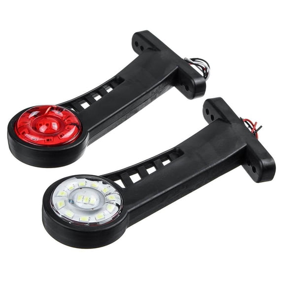 Kenally Luz LED de posición lateral de 24V, luz indicadora de luz de remolque, luz Universal de colores para camión Bombillas para automóviles Kenally VI007002-00