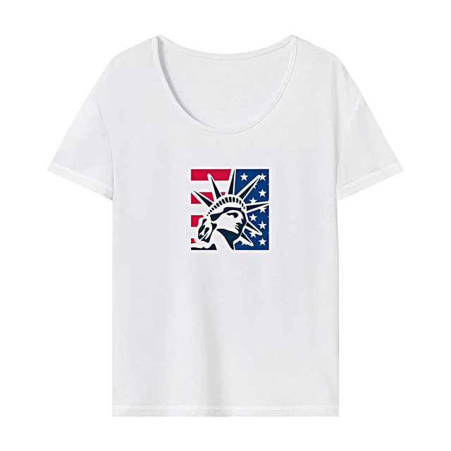 Camiseta para mujer Verano Ropa Suave Camiseta Básica para Viajes Viaje Oficina XL