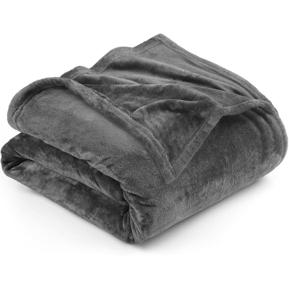 Forro polar Blanket Utopia, tamaño doble, color gris, 300 g/m², microfibra