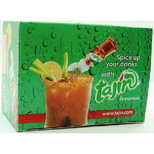 Tajin Clasico Seasoning with Lime 40 Minis to Go, Case of 40/.35 Oz. Bottles