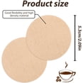 thumbnail image 2 of 800 PCS Espresso Coffee Filters, 53 mm Round Coffee Filter Paper Unbleached Disposable Replacement Coffees Tea Filters for Coffees and Espresso Makers, 2 of 4