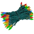 thumbnail image 1 of ‎‎‎Novelty Lights 50FT 100 LED C6 LED Christmas String Lights, Outdoor Christmas Tree Commercial Grade LED String Lights, Permanent Christmas Lights Outdoor Tree Decorations Outdoor (Multicolor), 1 of 6