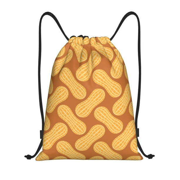 Fotbe Peanuts6 Bolsa Mochila con Cordón Estampada, Bolsa de Gimnasio Deportiva, Bolsa Cinch, Bolsa con Cordón para Hombres y Mujeres-Medium