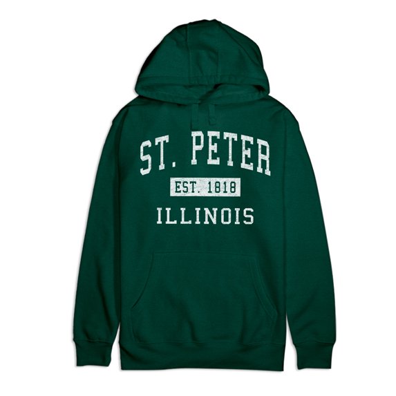 St. Peter Illinois Classic Established Premium Cotton Hoodie