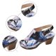 thumbnail image 4 of MKLEKYY Sandalias de Playa para Mujer, Sandalias de Cuña de Cuero Con Punta de Clip de Moda de Verano para Mujer, Sandalias Casuales Cómodas para Exteriores, 4 of 4