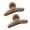 Dark Coffee, variant on Hair Claw Plush Decor Strong Grip Back Head Hair Clip Women Large Shower Hair Clamp Hair Styling Tool
