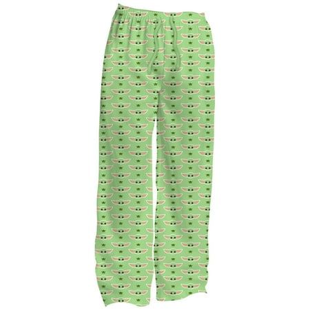 

Star Wars Baby Yoda and Frogs Pajamas Green Lounge Pants