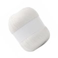 thumbnail image 3 of Hilo de tejer Cuerda de tejer mezclada Cordón de macramé grueso para manualidades de ganchillo Cuerda para hacer bricolaje, color blanco sidaley HA000409-01B, 3 of 6