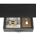 thumbnail image 2 of CubiCubi 67 x 47inch L Shaped Computer Corner Desk with Small Table and Fabric Drawer, Black Finish, 2 of 6