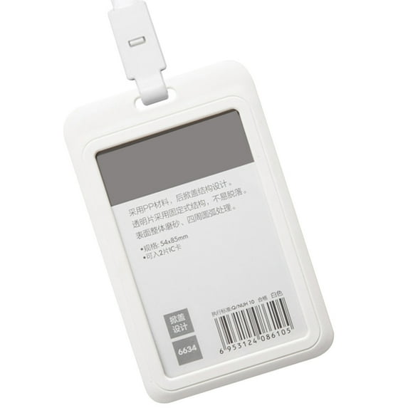 WRISTBIQUE 3Pcs Credentials Holder PP Cover Multi Color Lightweight Employee Id Badge Protector