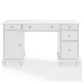 thumbnail image 3 of Crosley Palmetto Computer Desk in White, 3 of 9
