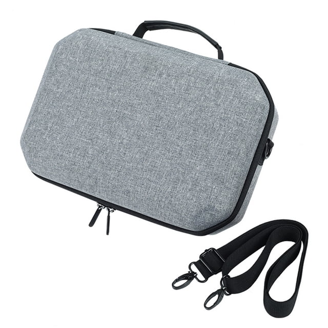 Estuche de EVA para gafas VR a prueba de golpes con bolsa de auriculares VR con reemplazo de cremalleras dobles para Oculus Quest 2 Inevent EL001338-00