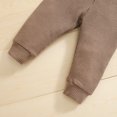 thumbnail image 7 of Toddler Boys Outfits Baby Girls Long Sleeve Hooded Romper Tops Solid Pants Set 2Pcs Clothes for Boys Size 6-12 Months, 7 of 7